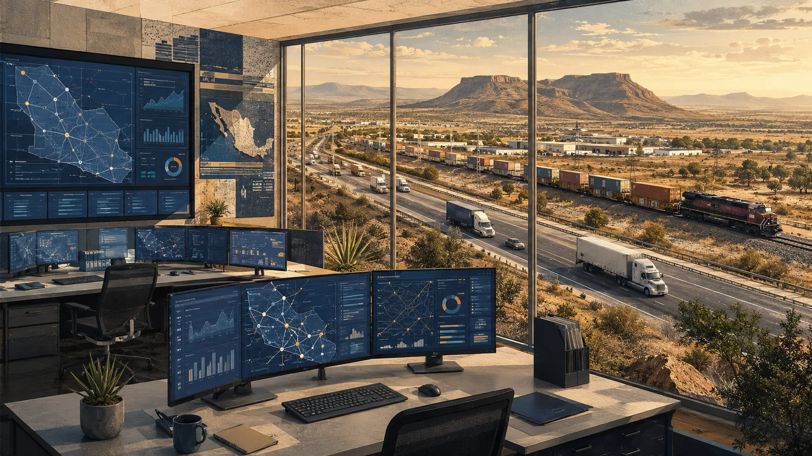 Centro de operaciones 2DL Querétaro con vista al corredor industrial del Bajío